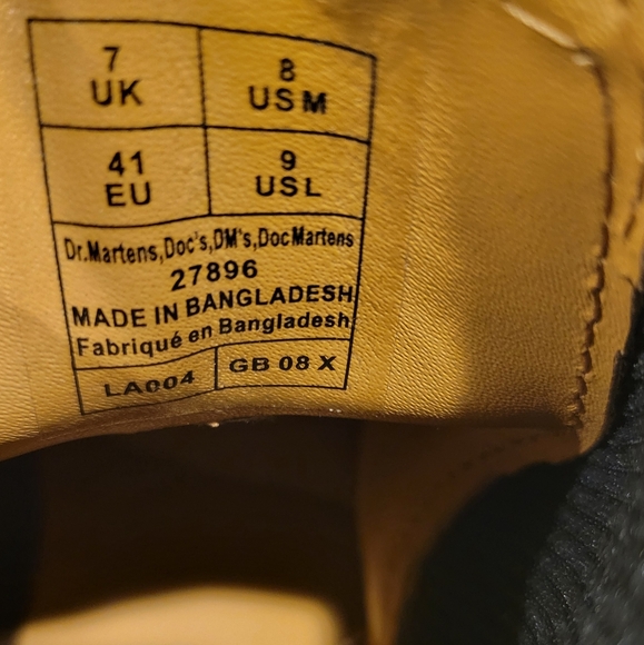 Dr Martens Chelsea boot womens 9 mens 8 EU 41 NWOT - Picture 5 of 13